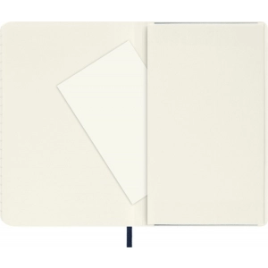 Notes MOLESKINE P (9x14cm) w linie, miękka oprawa, sapphire blue, 192 strony, niebieski-249459