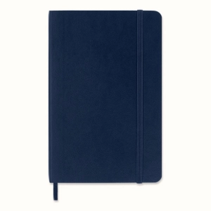 Notes MOLESKINE P (9x14cm) w linie, miękka oprawa, sapphire blue, 192 strony, niebieski-249462