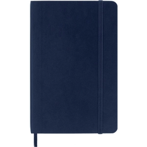 Notes MOLESKINE P (9x14cm) w linie, miękka oprawa, sapphire blue, 192 strony, niebieski-249464