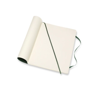 Notes MOLESKINE XL (19x25cm) w kropki, miękka oprawa, myrtle green, 192 strony, zielony-249472