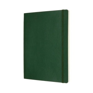Notes MOLESKINE XL (19x25cm) w kropki, miękka oprawa, myrtle green, 192 strony, zielony-249473