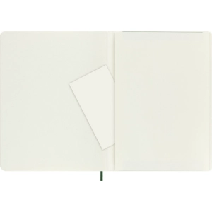 Notes MOLESKINE XL (19x25cm) w kropki, miękka oprawa, myrtle green, 192 strony, zielony-249475