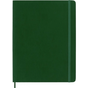 Notes MOLESKINE XL (19x25cm) w kropki, miękka oprawa, myrtle green, 192 strony, zielony-249477