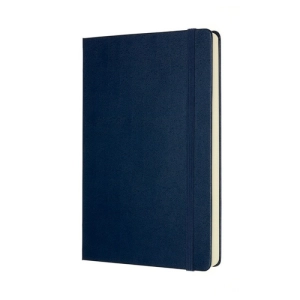 Notes MOLESKINE Classic L (13x21 cm) gładki, twarda oprawa, sapphire blue, 400 stron, niebieski-249484