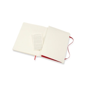 Notes MOLESKINE Classic XL 19x25cm gładki miękka oprawa 192 str czerwony-249552