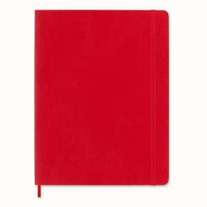 Notes MOLESKINE Classic XL 19x25cm gładki miękka oprawa 192 str czerwony-249555