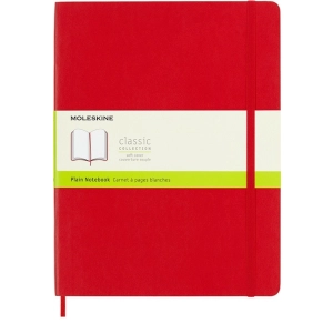 Notes MOLESKINE Classic XL 19x25cm gładki miękka oprawa 192 str czerwony-249556