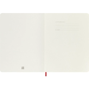 Notes MOLESKINE Classic XL 19x25cm gładki miękka oprawa 192 str czerwony-249557