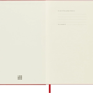 Notes MOLESKINE Classic L (13x21cm) w linie, twarda oprawa, 240 stron, czerwony-249616