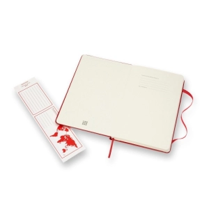 Notes MOLESKINE Classic L (13x21cm) w linie, twarda oprawa, 240 stron, czerwony-249618