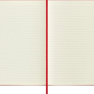 Notes MOLESKINE Classic L (13x21cm) w linie, twarda oprawa, 240 stron, czerwony-249619