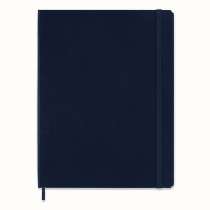 Notes MOLESKINE Classic XL (19x25cm) gładki, twarda oprawa, sapphire blue, 192 strony, niebieski-249634