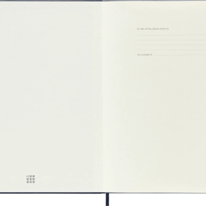 Notes MOLESKINE Classic XL (19x25cm) gładki, twarda oprawa, sapphire blue, 192 strony, niebieski-249639