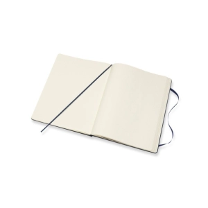 Notes MOLESKINE Classic XL (19x25cm) gładki, twarda oprawa, sapphire blue, 192 strony, niebieski-249640