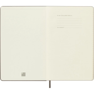 Notes MOLESKINE Classic L (13x21 cm) w linie, twarda oprawa, earth brown, 240 stron, brązowy-249657