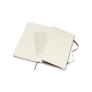 Notes MOLESKINE Classic L (13x21 cm) w linie, twarda oprawa, earth brown, 240 stron, brązowy-249659