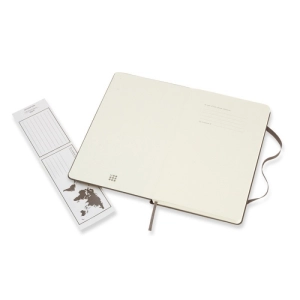 Notes MOLESKINE Classic L (13x21 cm) w linie, twarda oprawa, earth brown, 240 stron, brązowy-249663