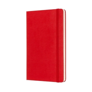 Notes MOLESKINE Classic L (13x21cm) w kratkę, twarda oprawa, 240 stron, czerwony-249668