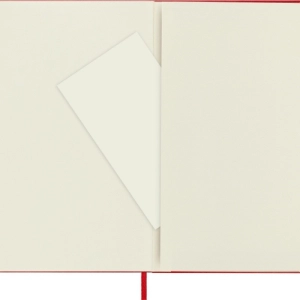 Notes MOLESKINE Classic L (13x21cm) w kratkę, twarda oprawa, 240 stron, czerwony-249670