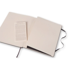 Notes MOLESKINE Classic XL (19x25cm) w kratkę, twarda oprawa, 192 strony, czarny-249683
