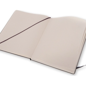 Notes MOLESKINE Classic XL (19x25cm) w kratkę, twarda oprawa, 192 strony, czarny-249685