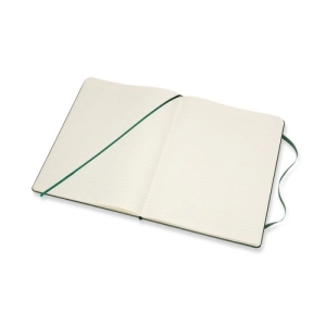 Notes MOLESKINE Classic XL (19x25cm) w linie, twarda oprawa, myrtle green, 192 strony, zielony-249697