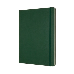 Notes MOLESKINE Classic XL (19x25cm) w linie, twarda oprawa, myrtle green, 192 strony, zielony-249701