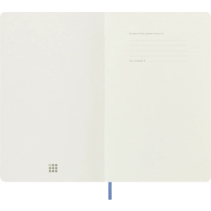 Notes MOLESKINE Classic L (13x21 cm) w linie, miękka oprawa, hydrangea blue, 192 strony, niebieski-249713