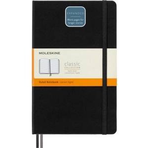 Notes MOLESKINE Classic L (13x21cm) w linie, twarda oprawa, 400 stron, czarny-249750