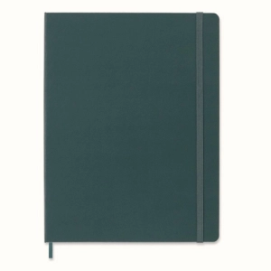 Notes MOLESKINE PROFESSIONAL XL (19x25 cm), forest green, twarda oprawa, 192 strony, zielony-249763