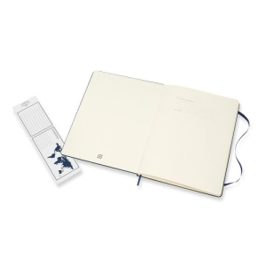 Notes MOLESKINE Classic XL (19x25cm) w linie, twarda oprawa, sapphire blue, 192 strony, niebieski-249768