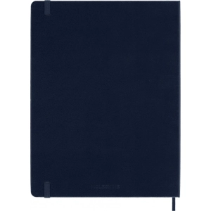 Notes MOLESKINE Classic XL (19x25cm) w linie, twarda oprawa, sapphire blue, 192 strony, niebieski-249769