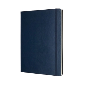 Notes MOLESKINE Classic XL (19x25cm) w linie, twarda oprawa, sapphire blue, 192 strony, niebieski-249772