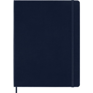 Notes MOLESKINE Classic XL (19x25cm) w linie, twarda oprawa, sapphire blue, 192 strony, niebieski-249775