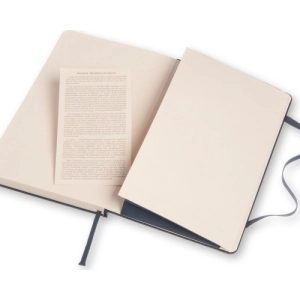 Notes MOLESKINE Classic L (13x21cm) w linie, twarda oprawa, sapphire blue, 240 stron, niebieski-249780