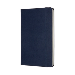 Notes MOLESKINE Classic M (11,5x18 cm) w kropki, twarda oprawa, sapphire blue, 208 stron, niebieski-249785