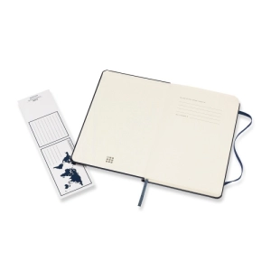 Notes MOLESKINE Classic M (11,5x18 cm) w kropki, twarda oprawa, sapphire blue, 208 stron, niebieski-249787