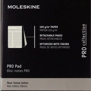Notes MOLESKINE reporterski PRO PAD P (9x14 cm), 96 stron, czarny-249799