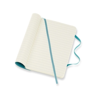 Notes MOLESKINE P (9x14 cm) w linie, miękka oprawa, reef blue, 192 strony, niebieski-249803