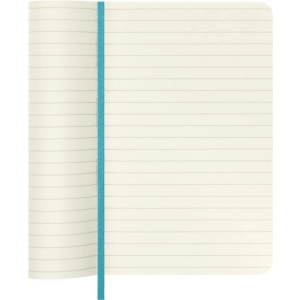 Notes MOLESKINE P (9x14 cm) w linie, miękka oprawa, reef blue, 192 strony, niebieski-249804