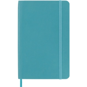 Notes MOLESKINE P (9x14 cm) w linie, miękka oprawa, reef blue, 192 strony, niebieski-249807