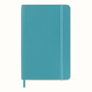 Notes MOLESKINE P (9x14 cm) w linie, miękka oprawa, reef blue, 192 strony, niebieski-249809
