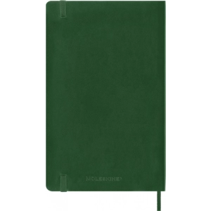 Notes MOLESKINE L (13x21cm) w kratkę, miękka oprawa, myrtle green, 192 strony, zielony-249823