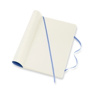 Notes MOLESKINE Classic L (13x21 cm) gładki, miękka oprawa, hydrangea blue, 192 strony, niebieski-249853