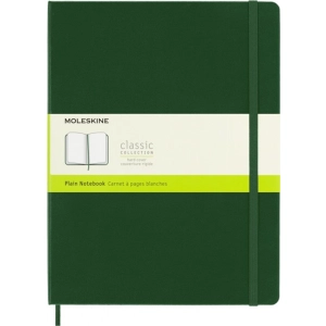 Notes MOLESKINE Classic XL (19x25cm) gładki, twarda oprawa, myrtle green, 192 strony, zielony-249865