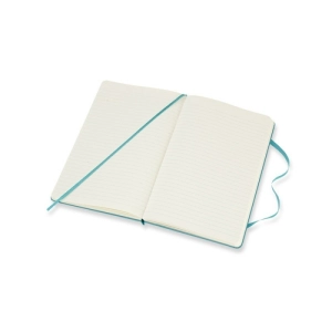 Notes MOLESKINE Classic L (13x21 cm) w linie, twarda oprawa, reef blue, 240 stron, niebieski-249884