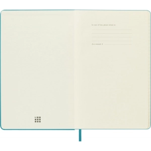 Notes MOLESKINE Classic L (13x21 cm) w linie, twarda oprawa, reef blue, 240 stron, niebieski-249885