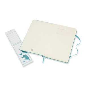 Notes MOLESKINE Classic L (13x21 cm) w linie, twarda oprawa, reef blue, 240 stron, niebieski-249894