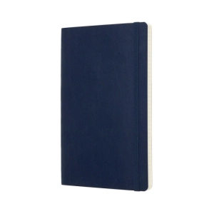 Notes MOLESKINE L (13x21cm) w kratkę, miękka oprawa, sapphire blue, 192 strony, niebieski-249898