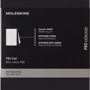 Notes MOLESKINE reporterski PRO PAD L (13x21 cm), 96 stron, czarny-249955